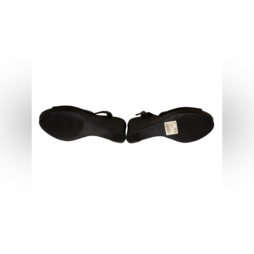 Cato black heels wedge size 8 - Picture 6 of 6
